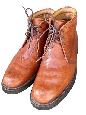 Barrie Ltd Custom Grade Chukka Boots 7.5 Brown Leather Made England George Cox